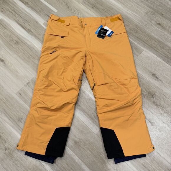 Columbia Men's Titanium Ski Pants 3XL "short" Kick Turn III Yellow WO3891 - Picture 1 of 14